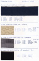 Mercedes Benz fabric models